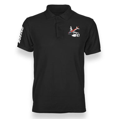 B747 DESIGNED POLO SHIRT THE AV8R